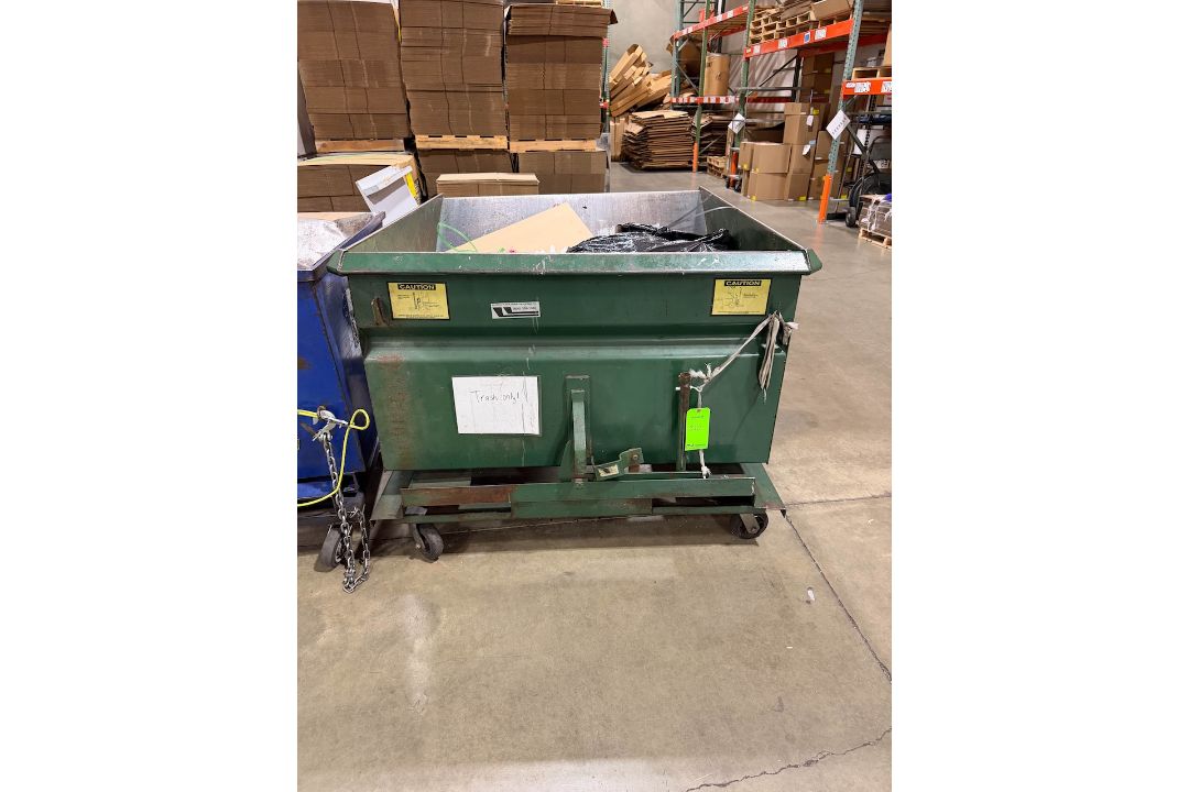 iesco 1.5 Cu. Yd. Self-Dumping Hopper on Casters - Image 1 of 5