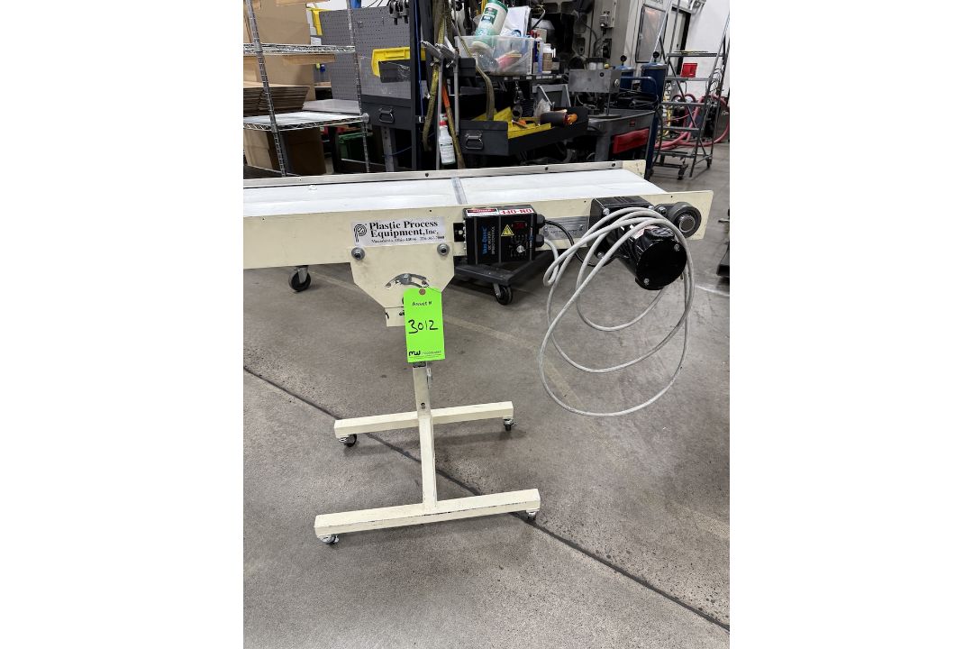 Plastic Process Equipment Portable Belt Conveyor - Image 2 of 3