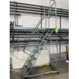Rolling Warehouse Safety Ladder