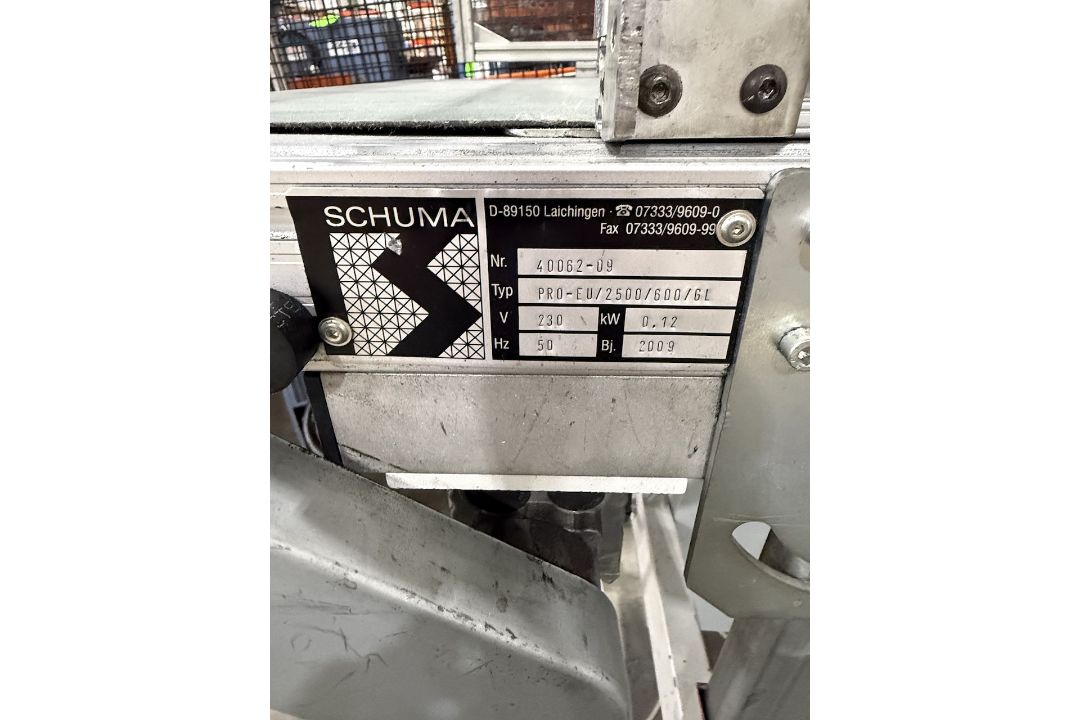 2009 Schuma Flat Belt Conveyor w/Safety Guarding - Image 4 of 5