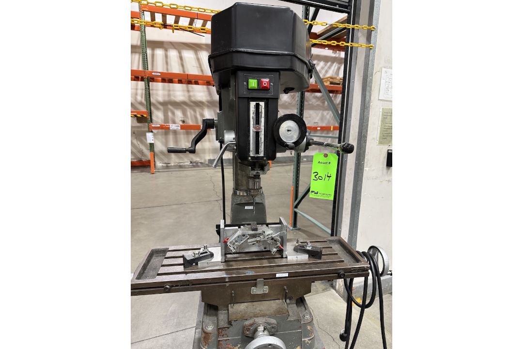 Dayton 1.5 HP Floor Drill Presses w/Cross-Slide Tables - Image 2 of 7