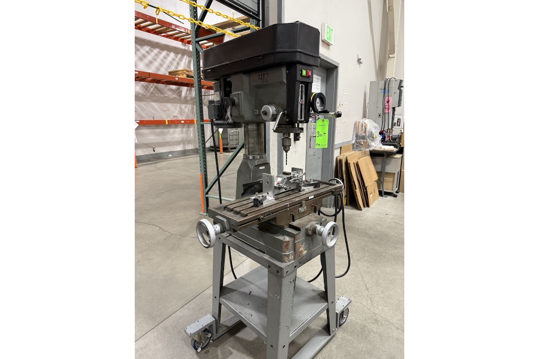 Dayton 1.5 HP Floor Drill Presses w/Cross-Slide Tables - Image 4 of 7