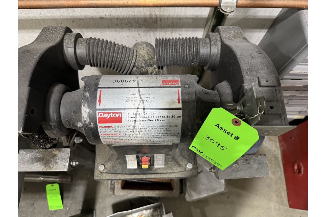 Dayton 8 in Bench Grinder - Image 2 of 3
