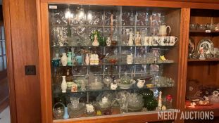 Contents of Cabinet with Glassware