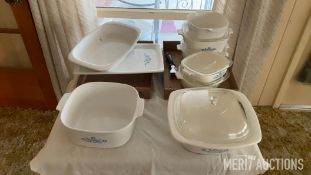 Blue Corn Flower Corningware