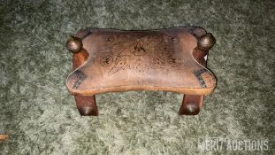 Camel Saddle Ottoman