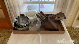 Knives and Mixing Bowls