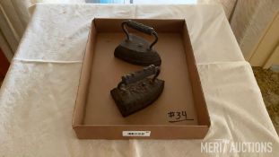 (2) Sad Irons