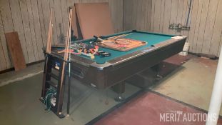 Fischer Pool Table, Ping Pong top, and Games