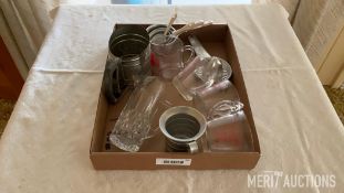 Measuring Cups, Sifter and Misc.