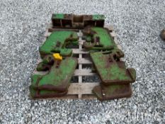 (8) John Deere Suitcase Weights