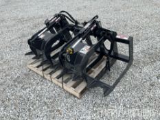 Stout Buckets 66-9 Brush Grapple Skid Steer Bucket
