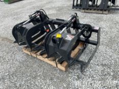 Stout Buckets HD72-3 Brush Grapple Skid Steer Bucket