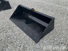 78in. Skid Steer Bucket w/ Blade