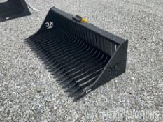 72in. Fine High Side Skeleton Skid Steer Bucket