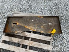 Skid Steer Blank Plate