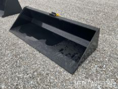 90in. Skid Steer Bucket w/ Blade