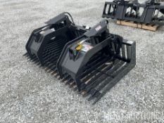 Stout Buckets HD72-3 Rock Bucket Skid Steer Grapple