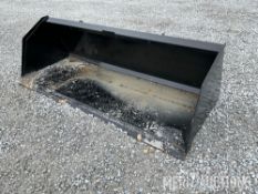 96in. Skid Steer Bucket