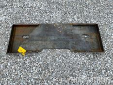 Skid Steer Blank Plate