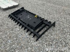 70in. Skid Steer Root Rake
