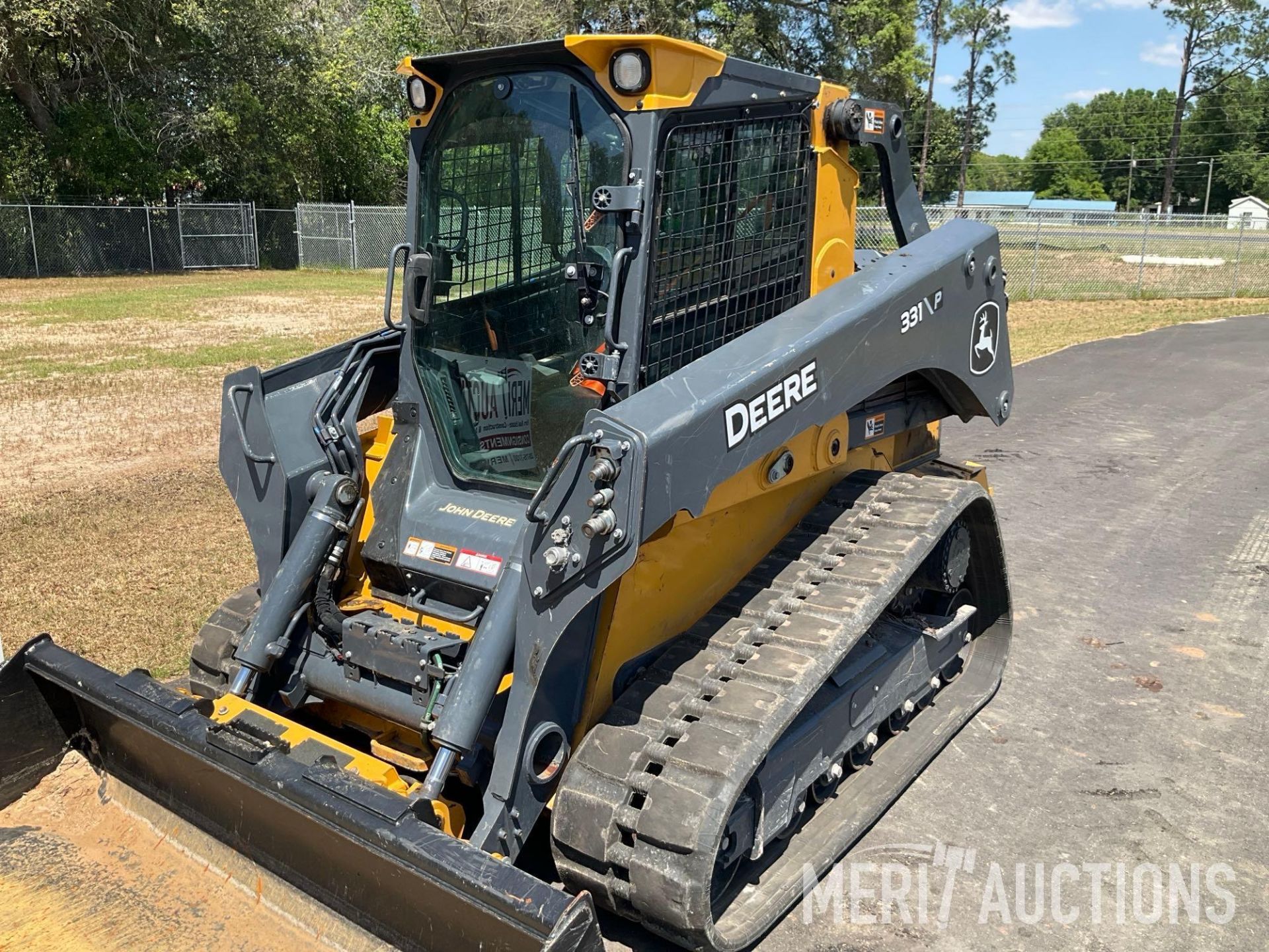 John Deere 331P Skid Steer, Hours: 531. CAB w/AC, High Flow Hydraulics ...