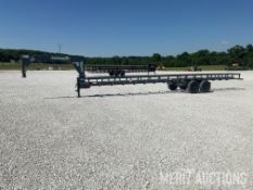 2026 Industrias America 36ft. Hydraulic Dump Inline Hay Bale Trailer