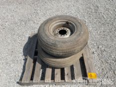 (2) Implement Tires on 6 Bolt Rims