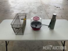 Wire Baskets, Thermos, & Popcorn Maker