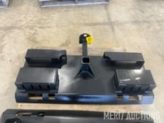 Skid Steer Gooseneck Trailer Mover with Tool Bin