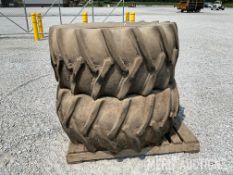 Firestone 24L-26 Tires on 10 Bolt Rims