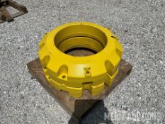 (2) John Deere Wheel Weights