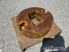 (4) John Deere Wheel Weights