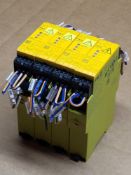 LOT OF 4 PILZ 777301, SAFETY RELAY