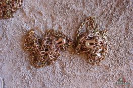 (2) 3/8" 20' G70 CHAINS (UNUSED)