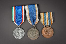 Medailles de l'alliance italo-allemande. Medals of the Italo-German alliance.