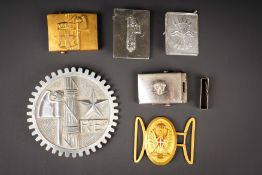 Boucles de ceinturons fasciste. Fascist belt buckles.