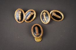 Boutons de manchette fantaisie. Fancy cufflinks.