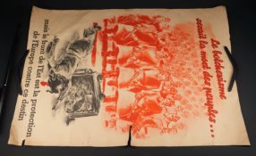 Le bolchevisme serait la mort des peuples. Bolshevism would mean the death of peoples.