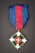 Croix de Chevalier de la Valeur au Merite Militaire. Knight's Cross of Military Merit and Valour.
