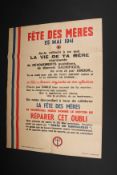 Fete des meres 1941. Mother's Day 1941.