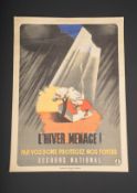 L hiver Menace. Winter Threatens.