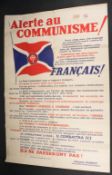Alerte au communisme. Alert against communism.