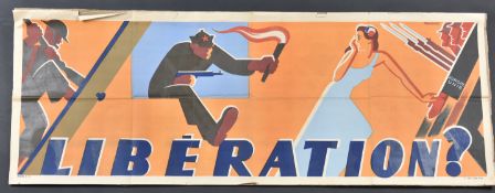 Affiche Liberation. Liberation poster.