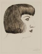 OTTO DIX, Mutzli (Bildnis Frau Dix)