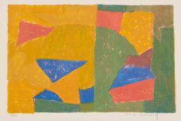 SERGE POLIAKOFF, Composizione in giallo, verde, blu e rosso