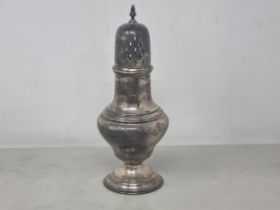 A George V silver large Sugar Sifter, Chester 1911, 165gms