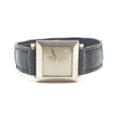 BOUCHERON: a vintage Boucheron 'La Carrée' gentleman's manual wind Wristwatch, the brushed