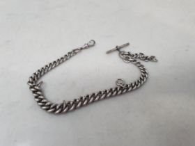 A silver heavy Watch Chain, 75gms