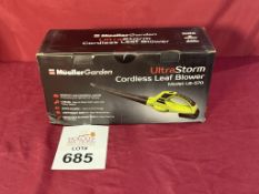 MUELLER GARDEN ULTRA STORM CORDLESS LEAF BLOWER